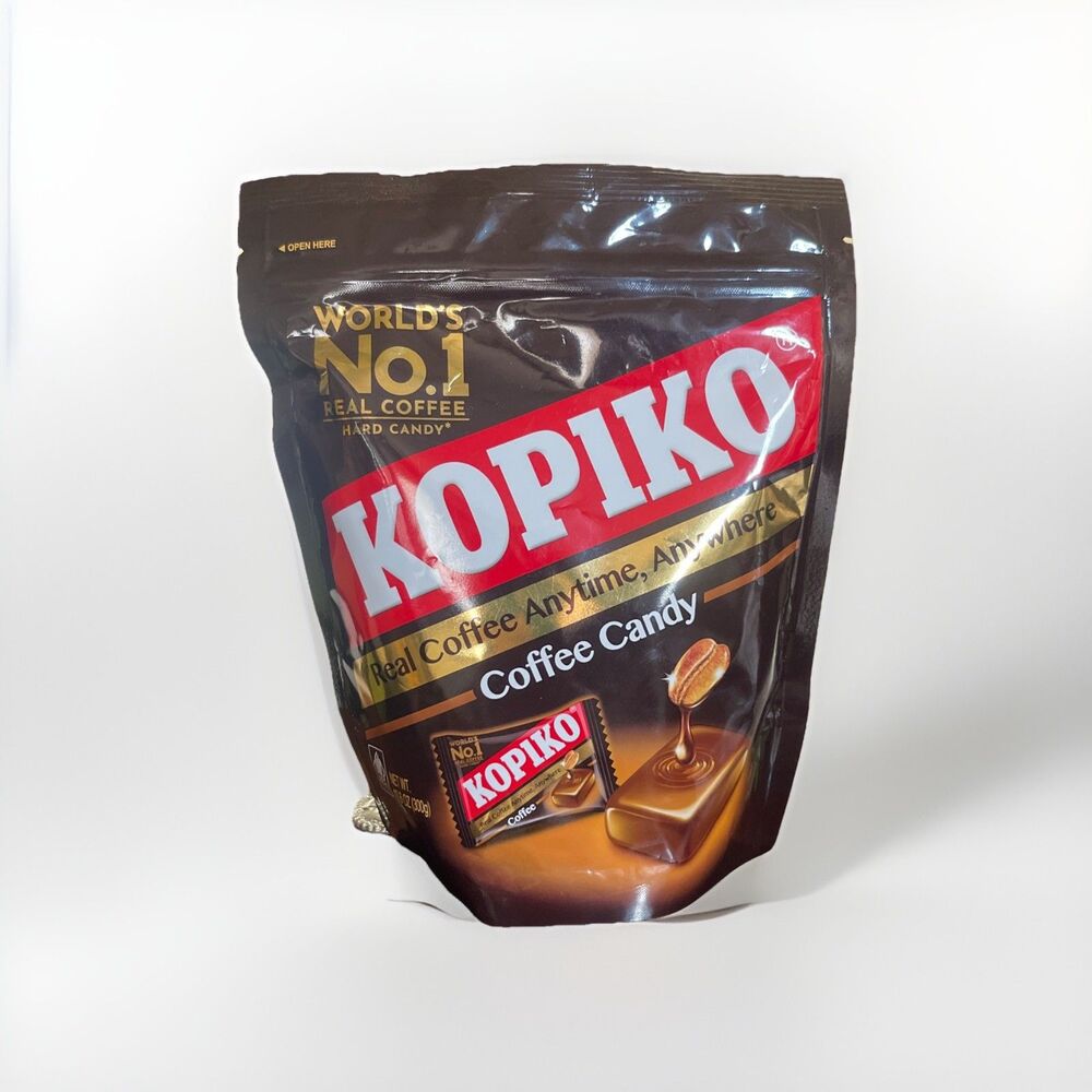 Kopiko Real Coffee Flavored Candy 10.6 Oz. Bag Hard Coffee Candy 1pk